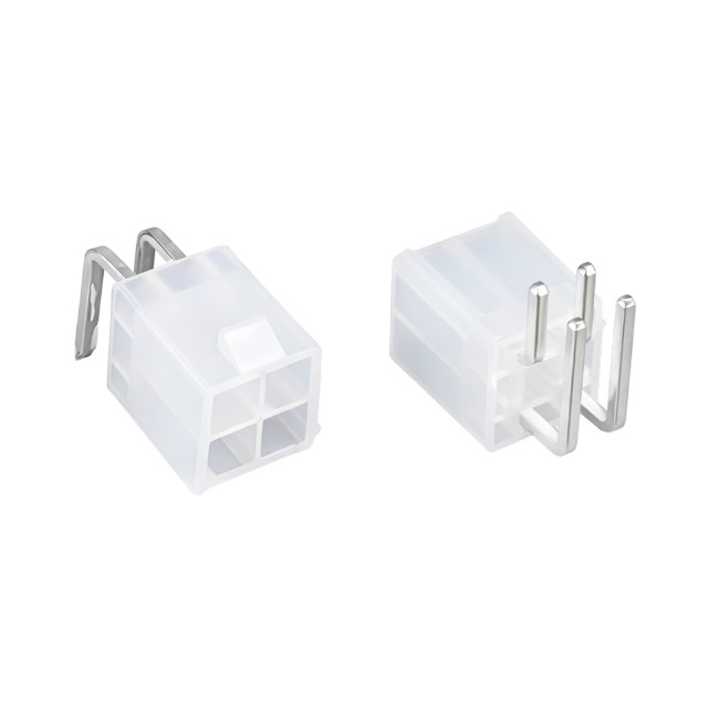 CON.T.B.4.20MM 4PIN (2x2) MALE 90C LOCKED