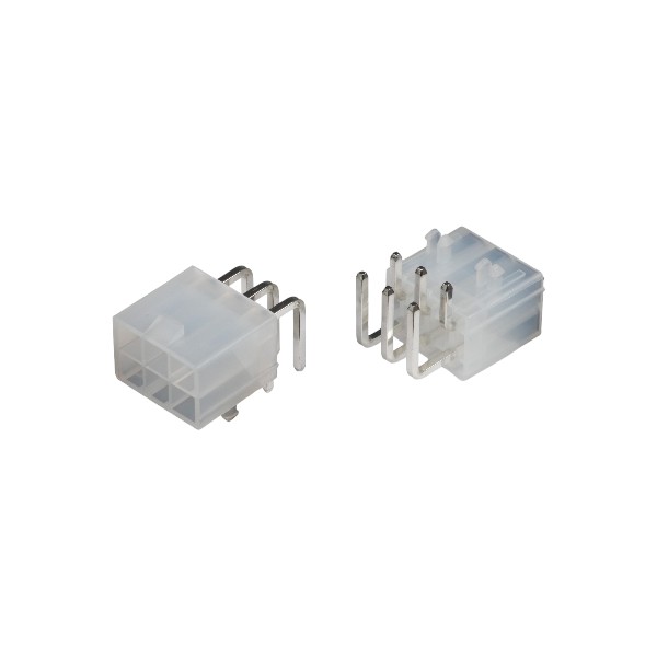KLS ELECTRONIC L-KLS1-4.20-2X03-RW CON.T.B.4.20MM 6PIN(2x3) THT R/A MALE WITH PEG