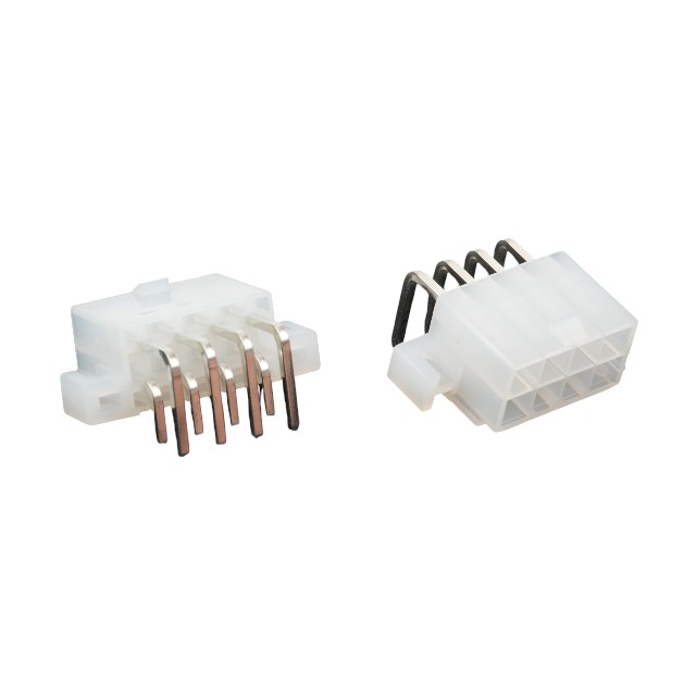 CON.T.B.4.20MM 8PIN(2X4) MALE THT R/A RIGHT EARS - L-KLS1-4.20-2X04-RB