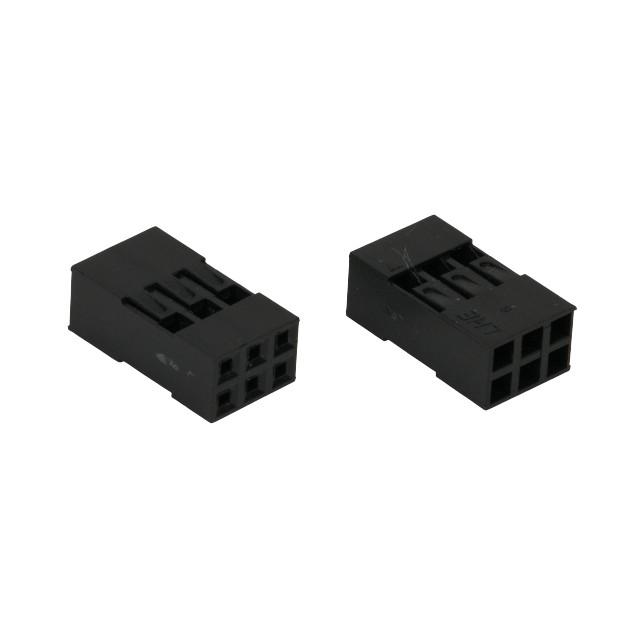 CON.T.B. 2.54MM 6PIN(2X3) FEMALE HOUSING KLS - L-KLS1-540A-2X03-H