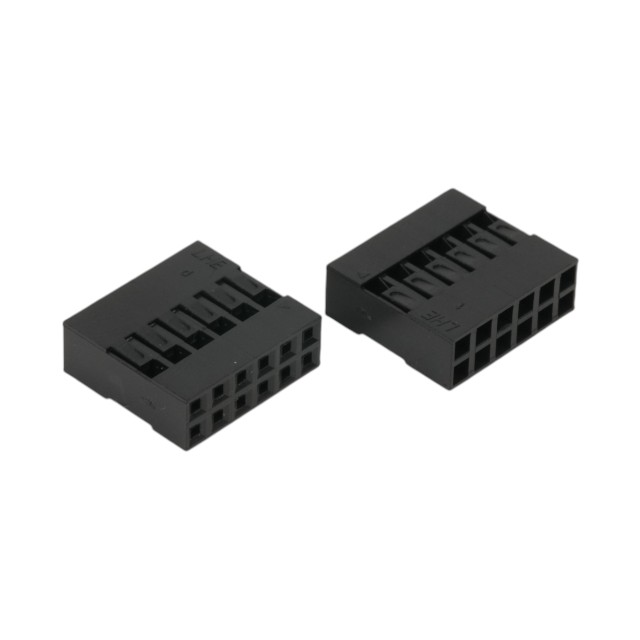 CON.T.B. 2.54MM 12PIN(2X6) FEMALE HOUSING KLS - L-KLS1-540A-2X06-H