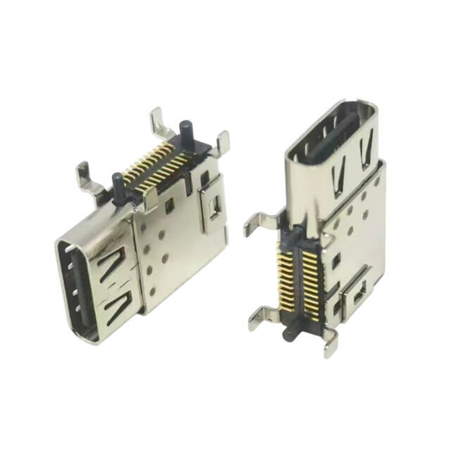 KLS ELECTRONIC L-KLS1-5535-01-R 24P SMT DOUBLE SHELL SIDE USB 3.1 TYPE C CONNECTOR