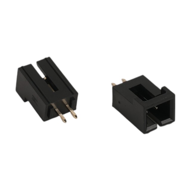 CON.T.B.2.54MM 2PIN(1X2) THT V/T MALE BLACK - L-KLS1-XL2-2.54-02-S