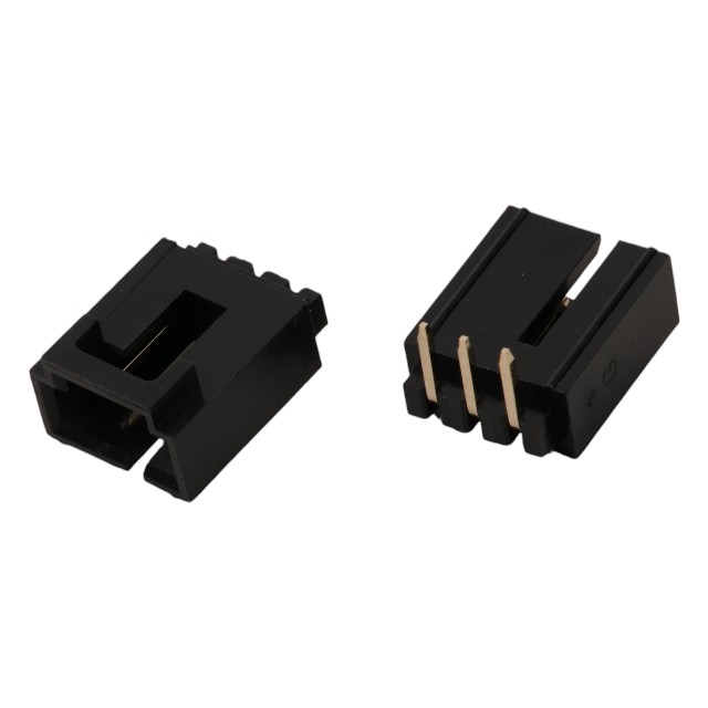CONNECTOR HEADER W/LATCH, 3 POS, C-GRID, RA - L-KLS1-XL2-2.54-03-R