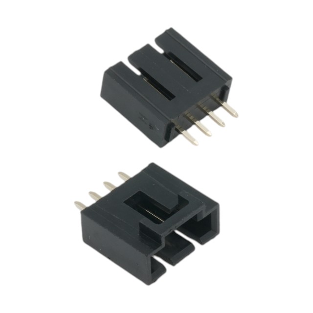 CON.T.B.2.54MM 4PIN(1X4) THT V/T MALE BLACK - L-KLS1-XL2-2.54-04-S