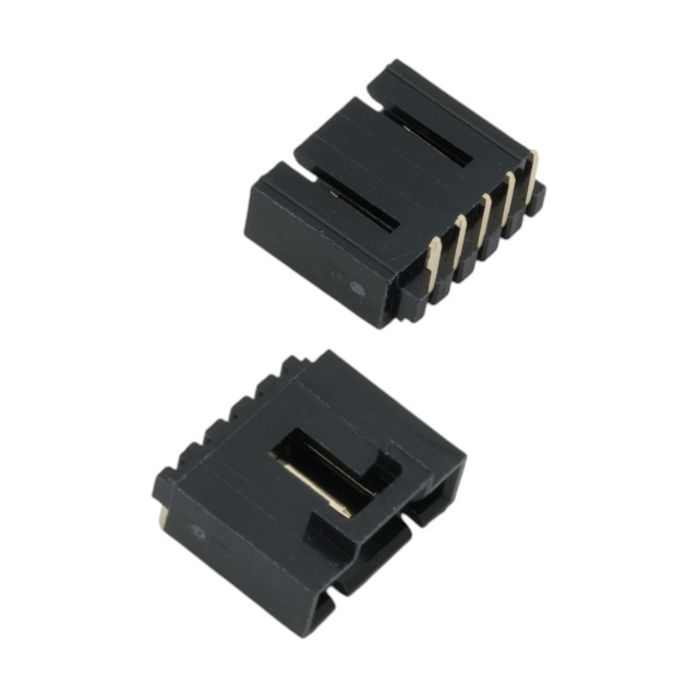 CON.T.B.2.54MM 5PIN(1X5) THT R/A MALE BLACK - L-KLS1-XL2-2.54-05-R