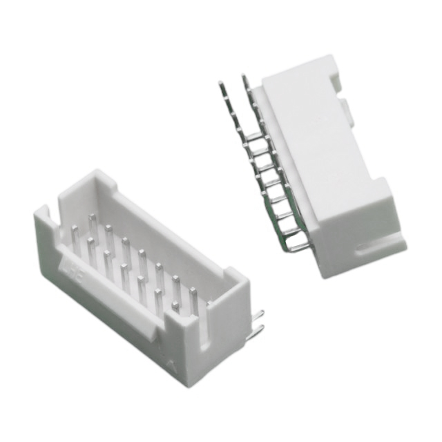 CON.T.B.2.00MM 16PIN(2X8)THT R/A MALE WHITE WAFER - L-KLS1-XL4-2.00-2X08-R