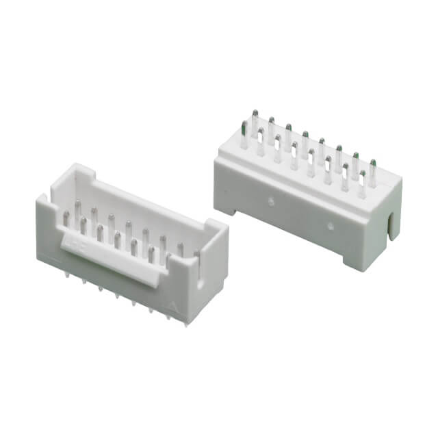 CON.T.B.2.00MM 16PIN(2X8)THT V/T MALE WHITE WAFER - L-KLS1-XL4-2.00-2X08-S