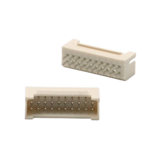 KLS ELECTRONIC L-KLS1-XL4-2.00-2X10-S CON.T.B.2.00MM 20PIN(2X10)THT V/T MALE WHITE WAFER