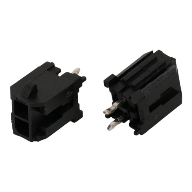 CON.T.B.3.00MM 2PIN(2X1) MALE THT V/T BLACK - L-KLS1-XM1-3.00-2X01-S