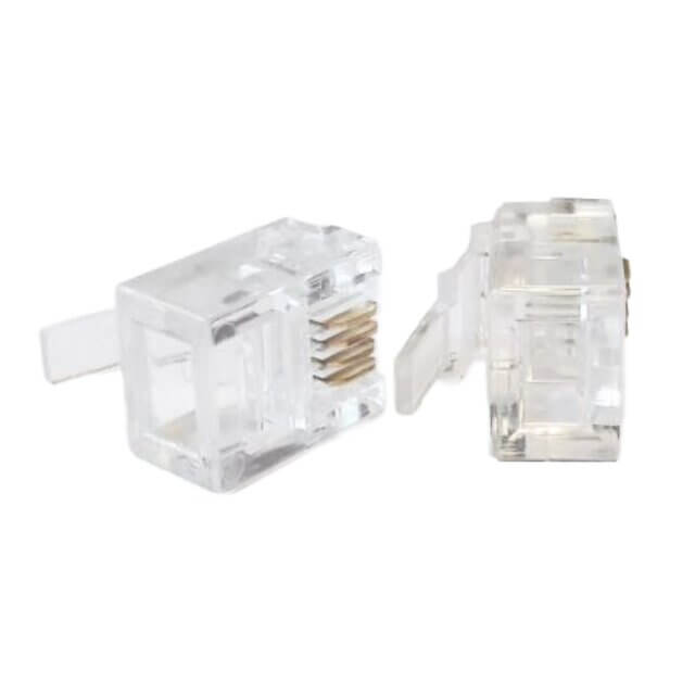 CONNECTOR PLUG 6P4C RJ11,RJ14 - L-KLS12-RJ12-6P4C-01