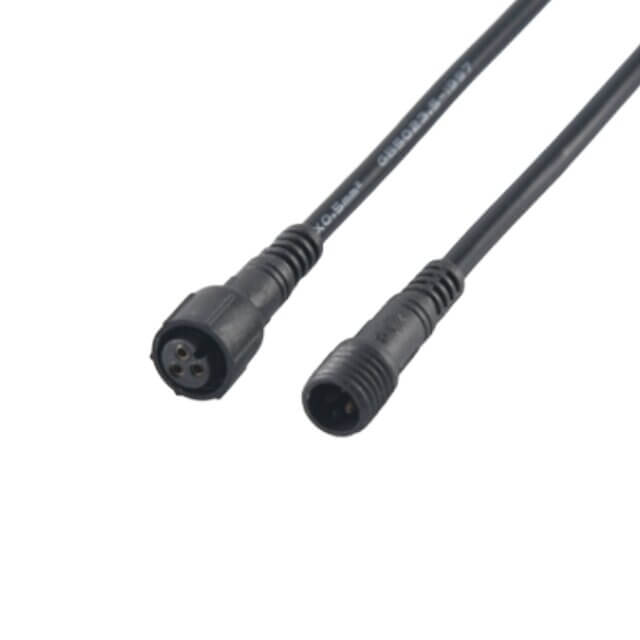 CONNECTOR WATERPROOF WITH 50CM CABLE 2PIN