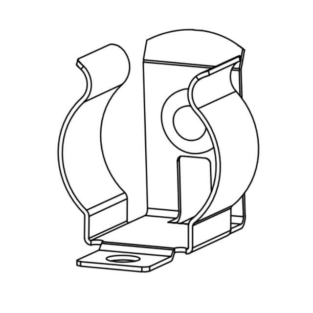 BATTERY HOLDER SMD CLIP AAA 16.66*12.12*11.44