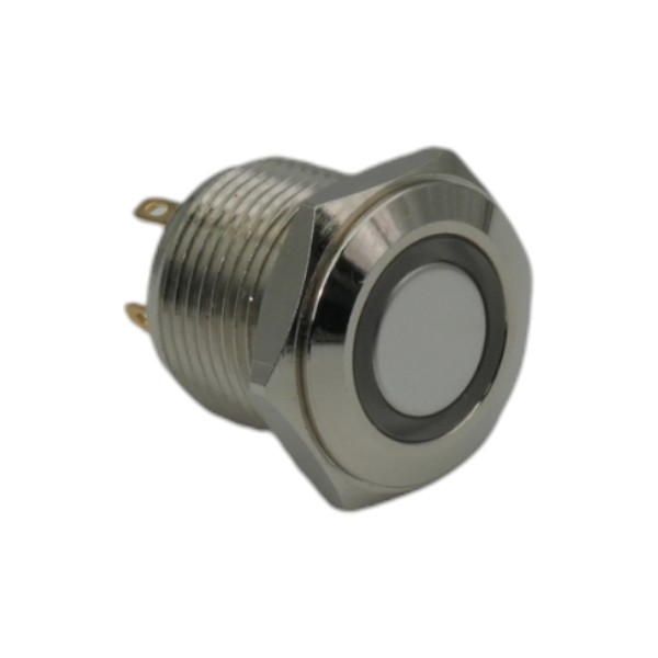 SWITCH PUSH BUTTON ON-OFF M16 WITH LED - L-KLS7-LPB-M16-02D-L