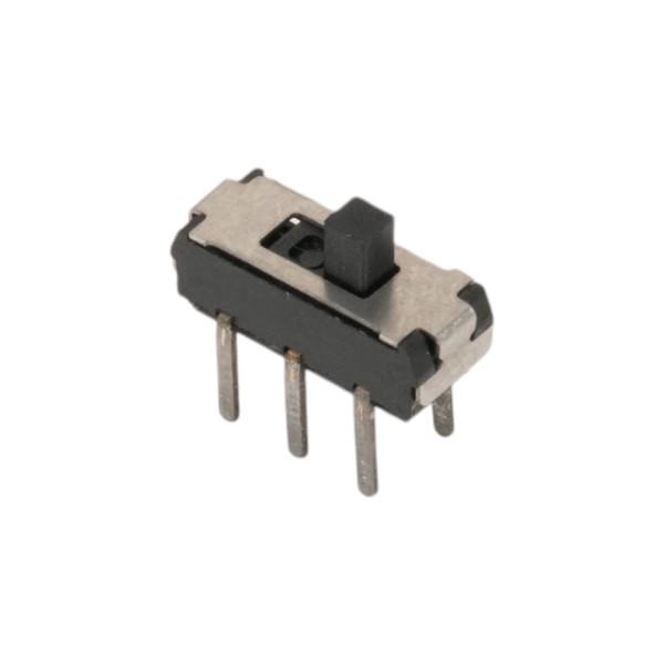 KLS ELECTRONIC L-KLS7-MSS-2235-BB SWITCH SLIDE 2P2T 100mA 12VDC THT V/T