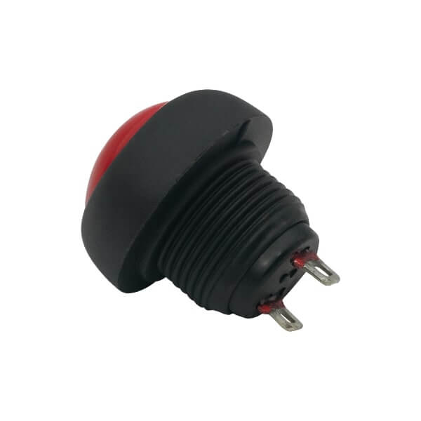 KLS ELECTRONIC L-KLS7-PBS-010D-R SWITCH PUSH BUTTON 3A 125VAC OFF-(ON) RED CAP