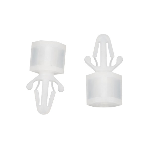 KLS ELECTRONIC L-KLS8-0208-CS-10 BARBED DISTANCE SCREW MOUNT 9.60mm WHITE 4.00mm