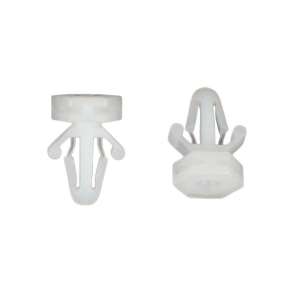 KLS ELECTRONIC L-KLS8-0208-CS-5 BARBED DISTANCE SCREW MOUNT 5.00mm WHITE 4.00mm