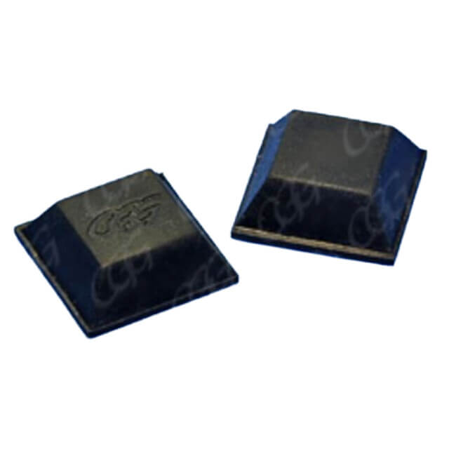 SILICONE SQUARE ADHESIVE BLACK 13x13