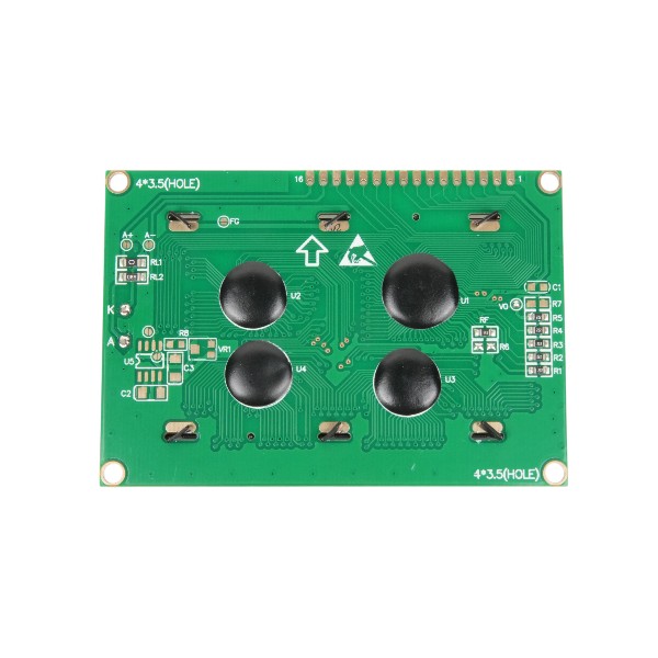 KLS ELECTRONIC L-KLS9-1604AC-YG LCD CHARACTER 16X4 STN POSITIVE YELLOW GREEN 5V