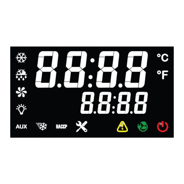 LIGHTBO LB9050LWRYG1S-SMT-KF-T1 LED DISPLAY CUSTOM DESIGN 7 SEGMENT 8 DIGIT