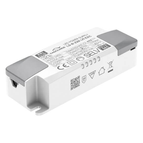 EAGLERISE LS-8-200 LI1 EXC LED DRIVER 8W 200mA CC PF>0.95 IP20