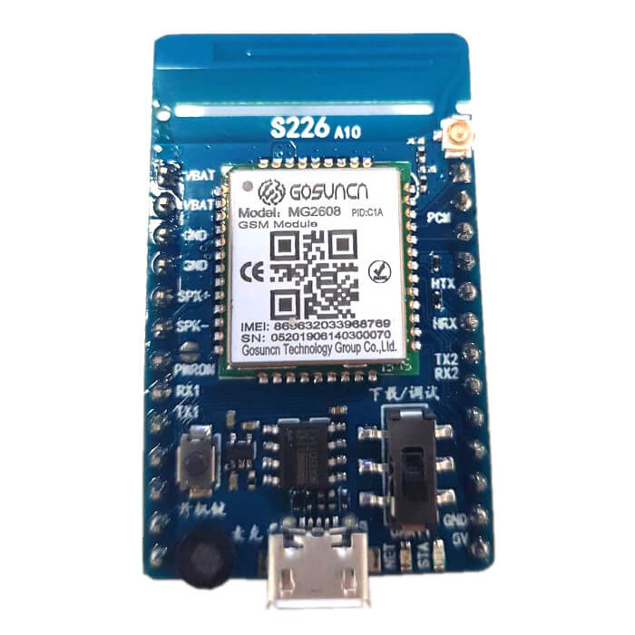 MODULE GPS/GSM EVB FOR MG2608 - HZ-MG2608-C1A-SB-MK-01