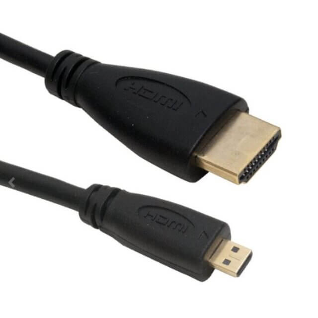 MICRO HDMI TO HDMI 4K 1.5M MALE-MALE CABLE