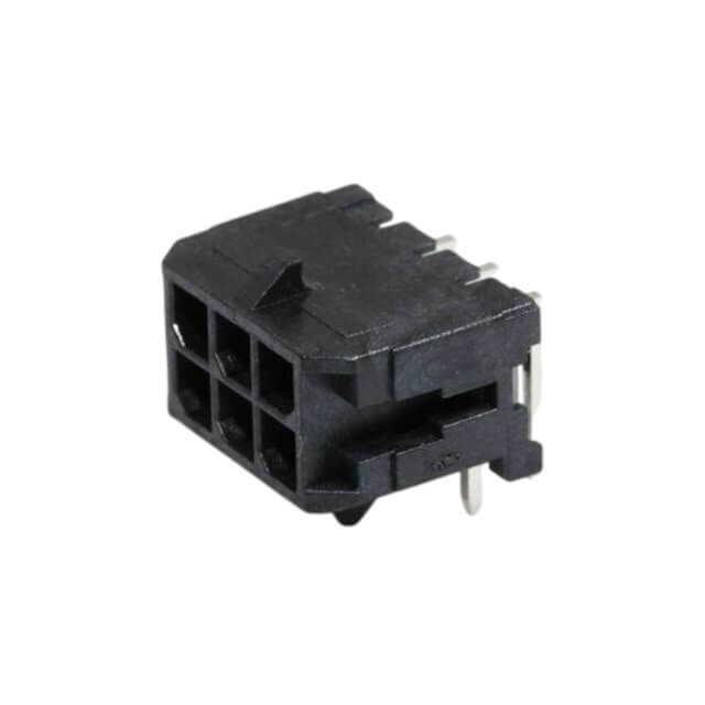 CONNECTOR HEADER 6PIN 3MM 90C MALE - MOLEX-0430450600