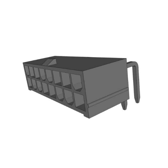 BOX HEADER 16PIN(2x8) 4.20mm R/A MINI FIT CONN. - MOLEX-353181620