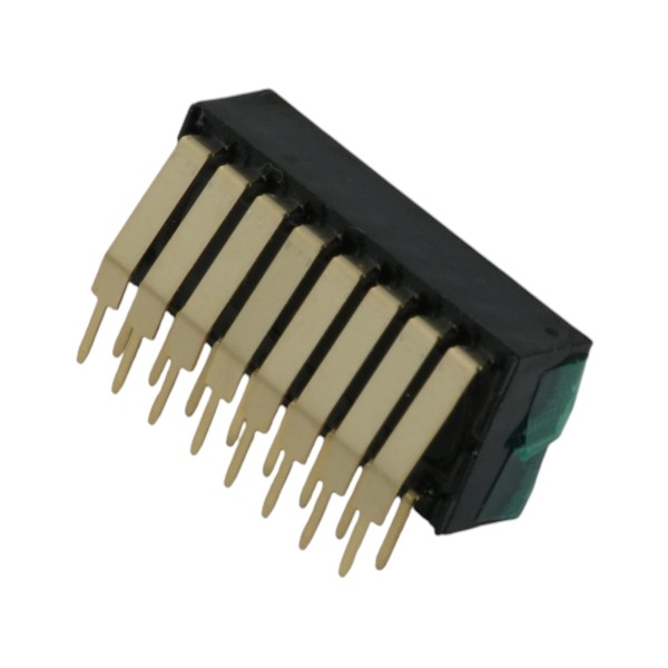 DIPTRONICS NDA-08KTV SWITCH DIP 8 Pos. SPST 25mA 24VDC THT R/A