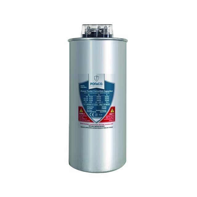 POFACO P400400 40 KVAR 400V TRİFAZE SİLİNDİR KONDANSATÖR