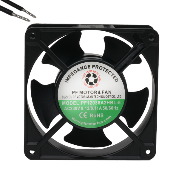 FAN 120x120x38MM 220V 0.12A 19W 2700RPM BB 2WIRE - PF12038A2HBL-5