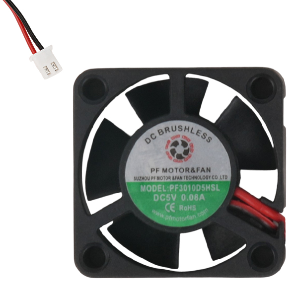 FAN 30x30x10MM 5V 0.08A 0.40W 10000RPM SB 2WIRE - PF3010D5HSL