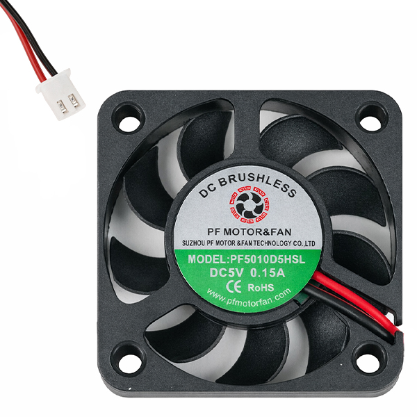 FAN 50x50x10MM 5V 0.15A 0.75W 4000RPM SB 2WIRE - PF5010D5HSL