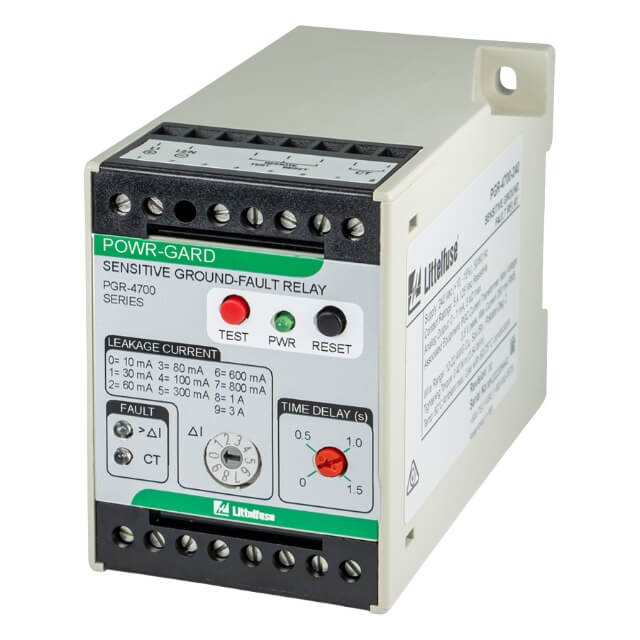 LITTELFUSE PGR-4300-120 IND.CONT.GENERATOR GRND FAULT RELAY 120V SUP