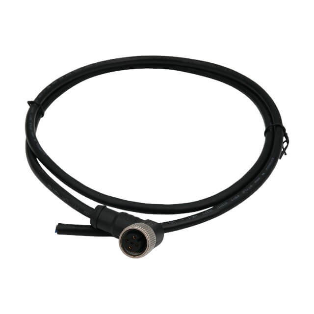 CABLE FEMALE TO WIRE LEAD 5PIN M12 1MT IP68 - PM-M12A-05P-FF-SR8A01-00