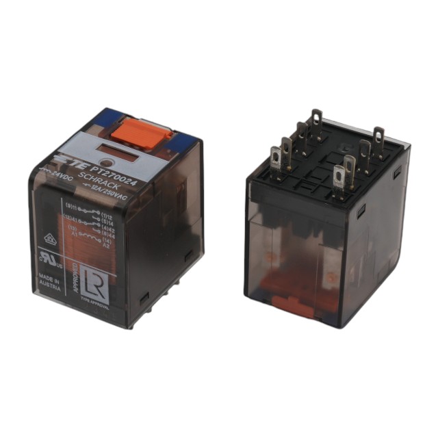 RELAY POWER 12A 24VDC PCB TYPE 8PIN PT270024 - PT270024