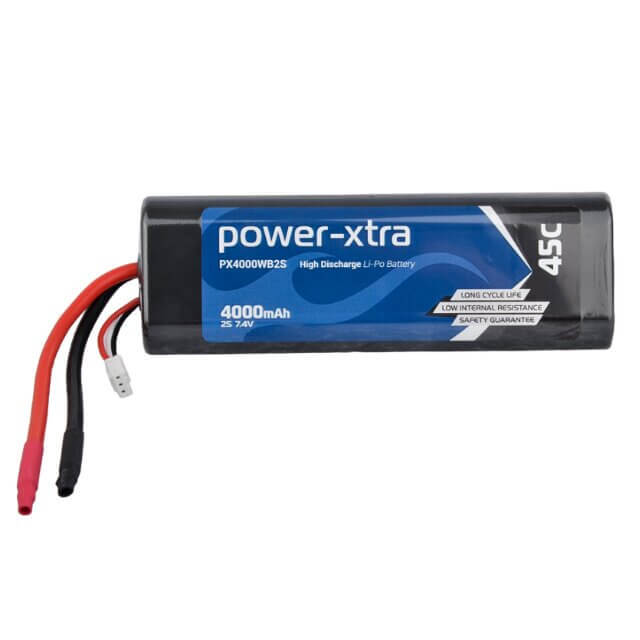 BATTERY Lİ-POLYMER 7.4V 4000MAH 2S1P 45C W CONN