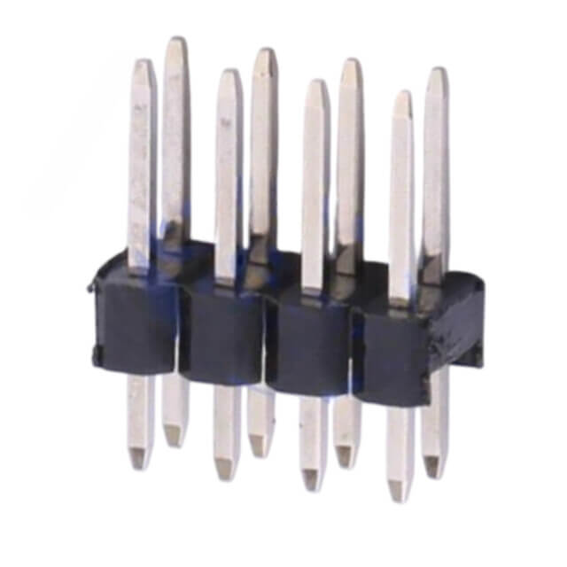 ZHOURI PZ2.54-2X4 CONN HEADER 8PIN(2X4) 2.54mm DUAL ROW TH R/A