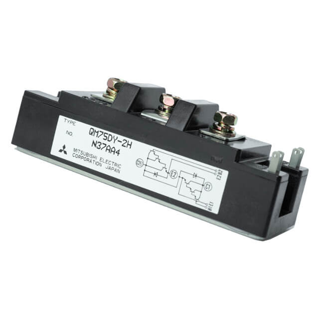 MITSUBISHI QM75DY-2H TRANSISTOR MOD.75A 1000V NPN DARL. CHASSIS