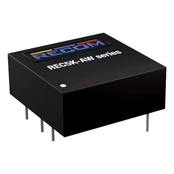 RECOM REC5K-2405SAW/H4 DC/DC CONV 5W 9-36VDC 5VDC 1A DIP6