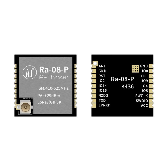AI THINKER RA-08-P(ASR6601) MODULE LORAWAN 433MHZ WITH IPEX CONN