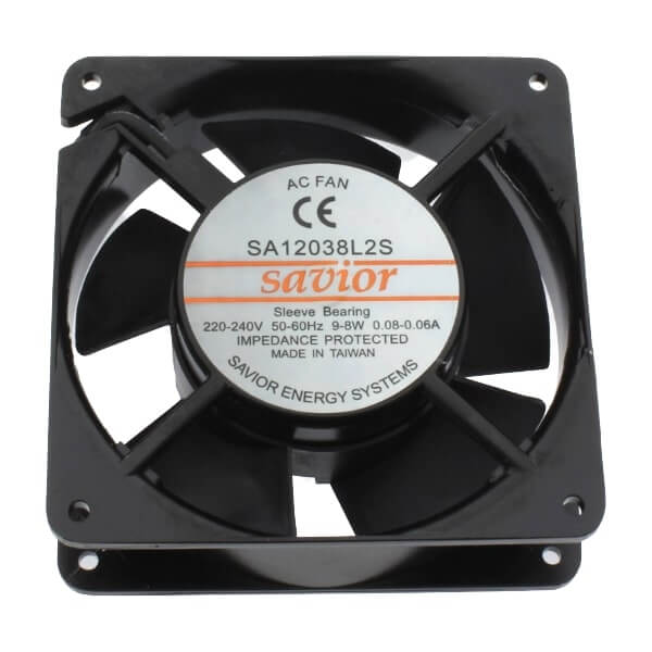 FAN 120x120x38MM 220V 0.08A 9W 1800RPM SB 2WIRE - SA12038L2S