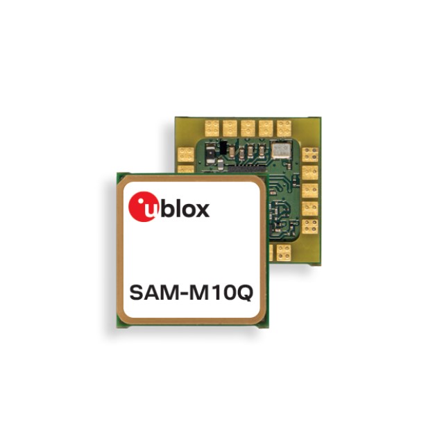 U-BLOX SAM-M10Q-00B RF RECEIVER M10 GNSS LGA PATCH ANTENNA MOD