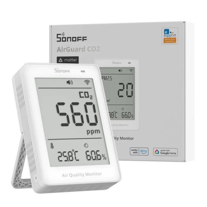 SONOFF AirGuard CO2 Matter Over Wi-Fi Air Quality