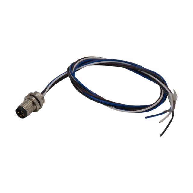 CABLE MALE TO WIRE LEAD 4PIN M8 500MM IP67 - SD-M8A-04P-MM-SF7C50-00A