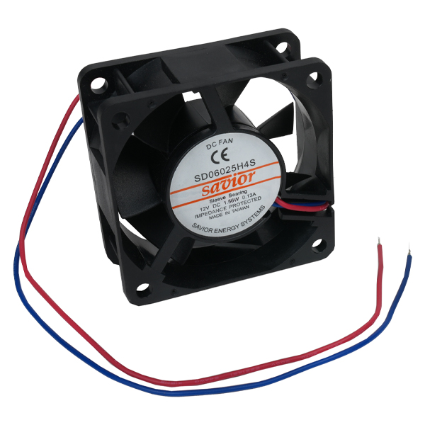 FAN 60x60x25MM 12V 0.13A 1.56W 4000RPM SAVIOR - SD06025H4S
