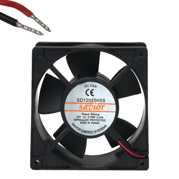 SAVIOR COMP. SD12025H5S FAN 120x120x25MM 24V 0.24A 5.76W 3000RPM SB WIRE