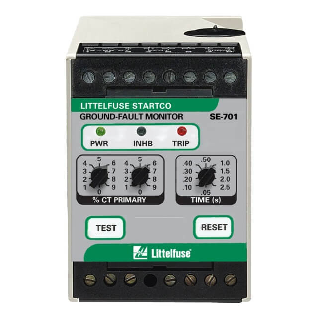 LITTELFUSE SE-701-0D IND.CONT.MONITOR GRND FAULT RELAY 12/24V